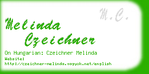 melinda czeichner business card